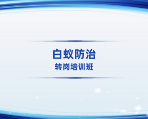白蚁防治初级职称转岗培训